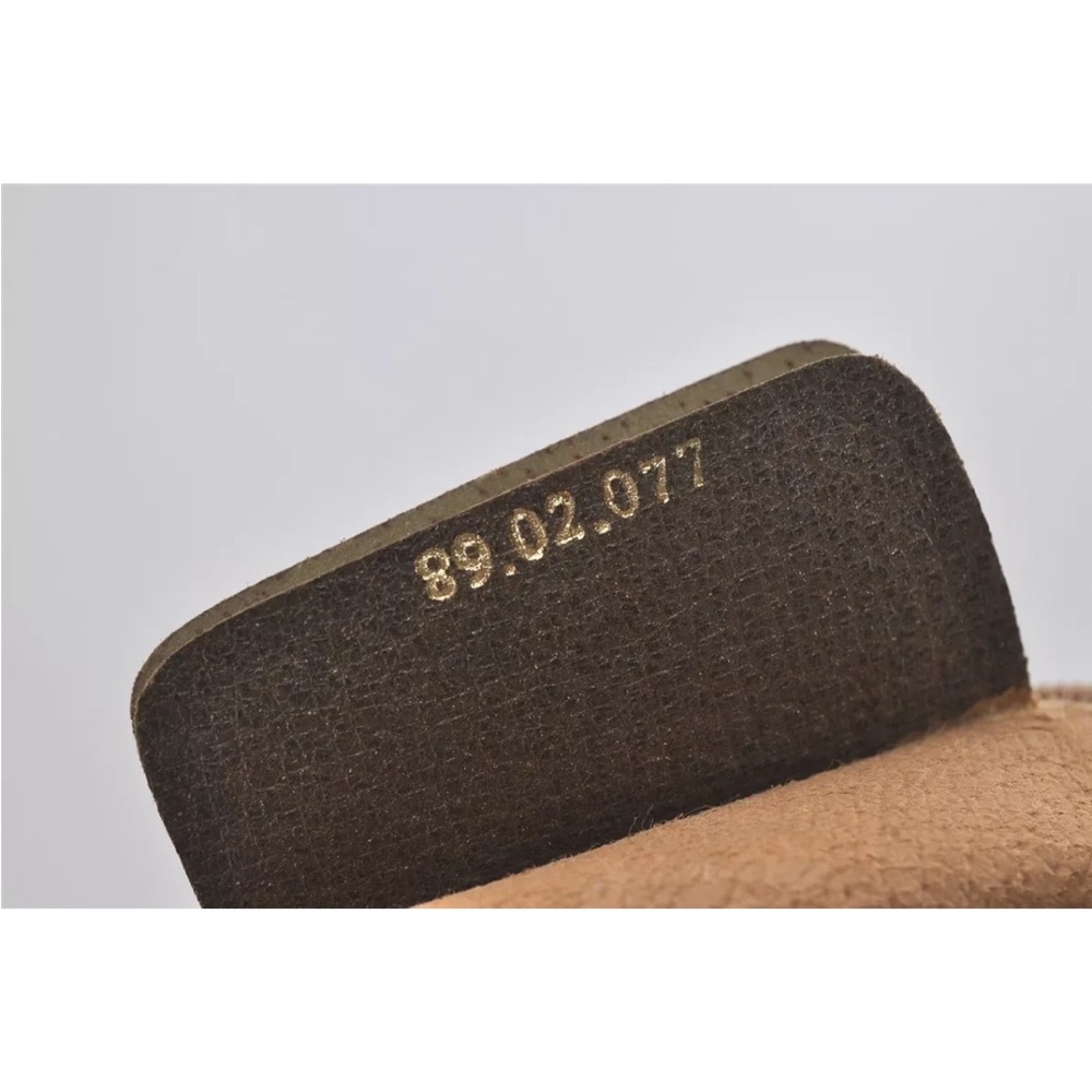 Authentic GUCCI Web Sherry Line Shoulder Cross Bag GG PVC Leather Brown 7169I - Picture 13 of 16